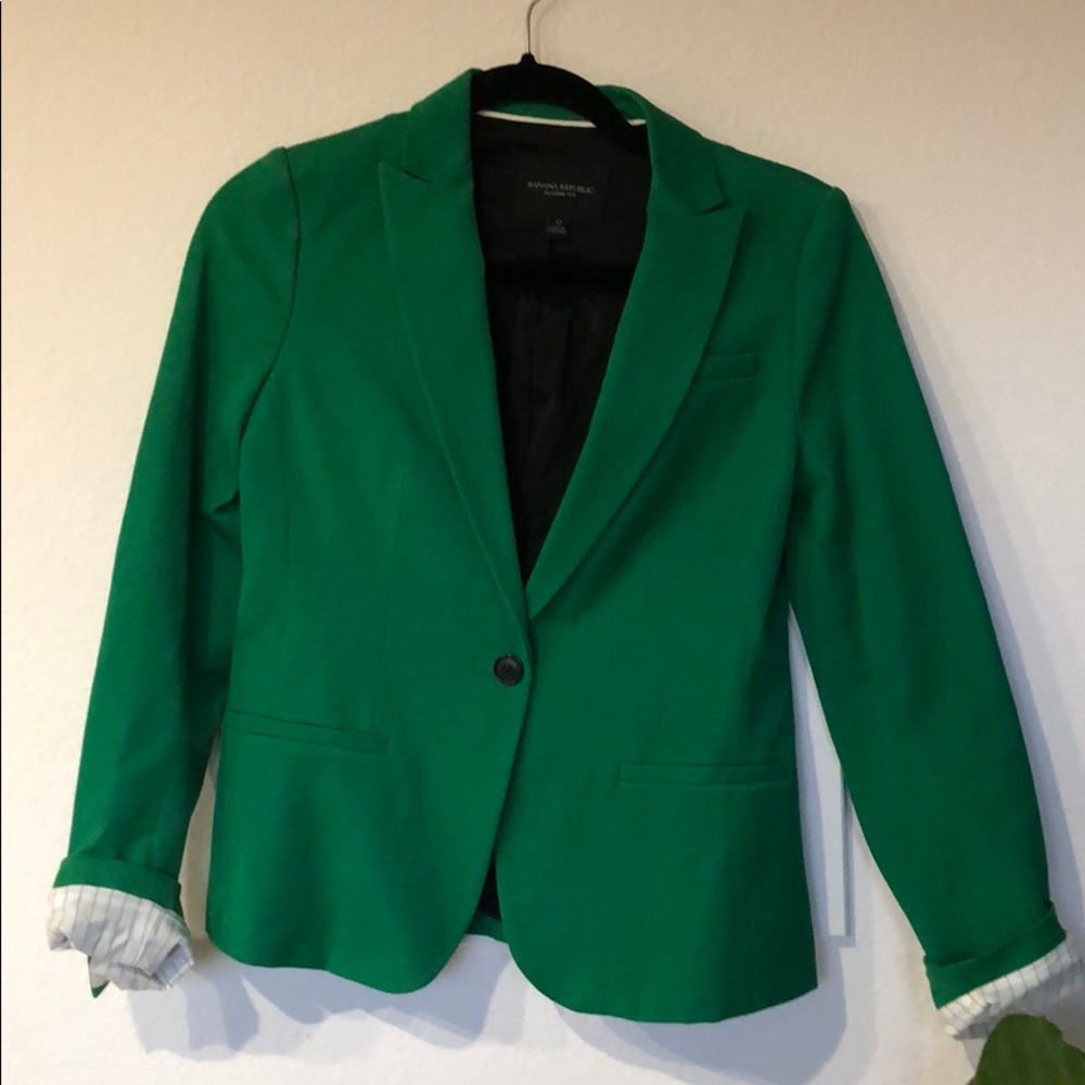 NWOT Green Banana Republic Blazer 0